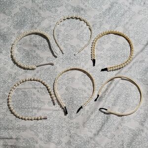 5 Items For $25 Elegant Pearl Headband Set